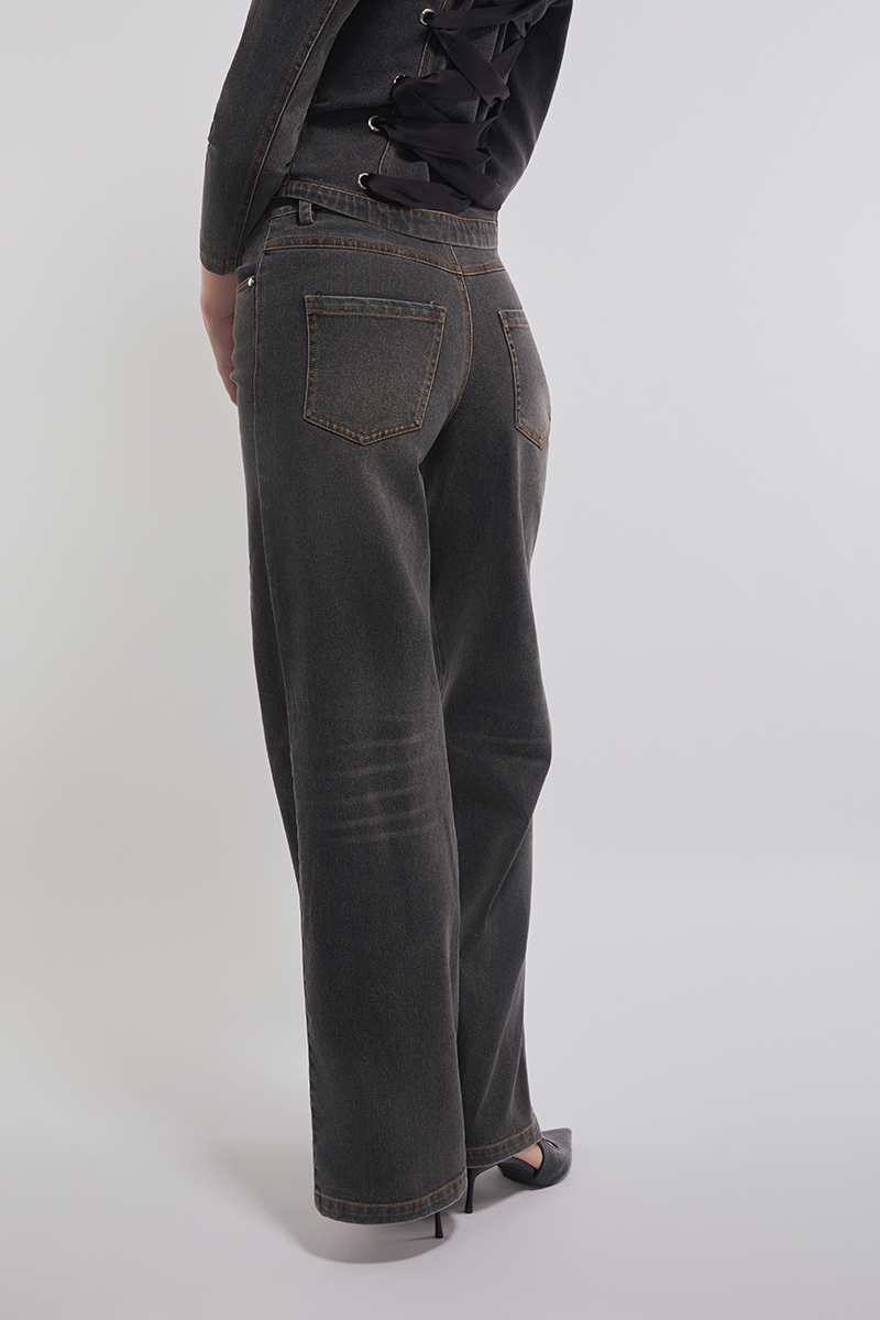 Black Denim Pants