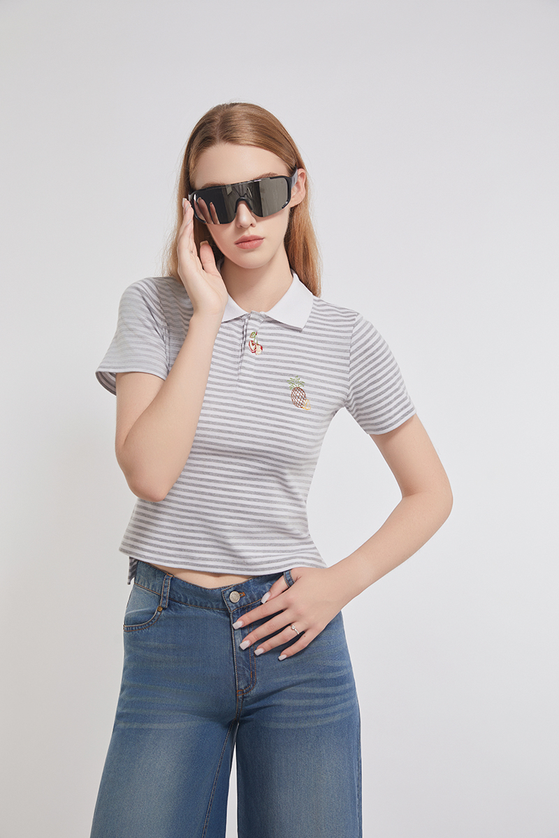 Stripe Polo Shirt